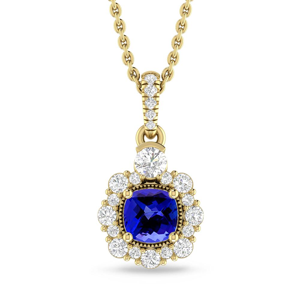 Yellow Gold - Tanzanite