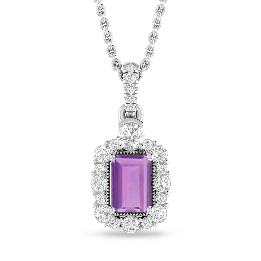 White Gold - Amethyst