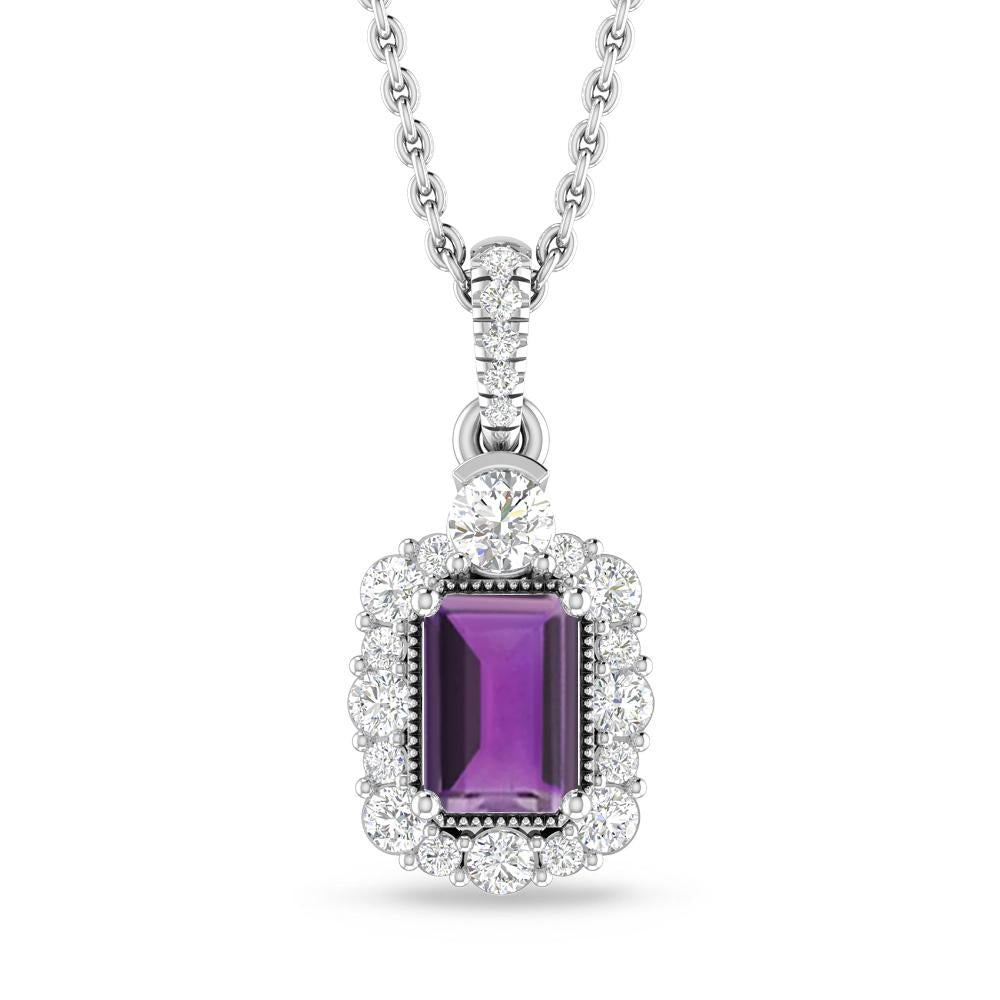 White Gold - Amethyst