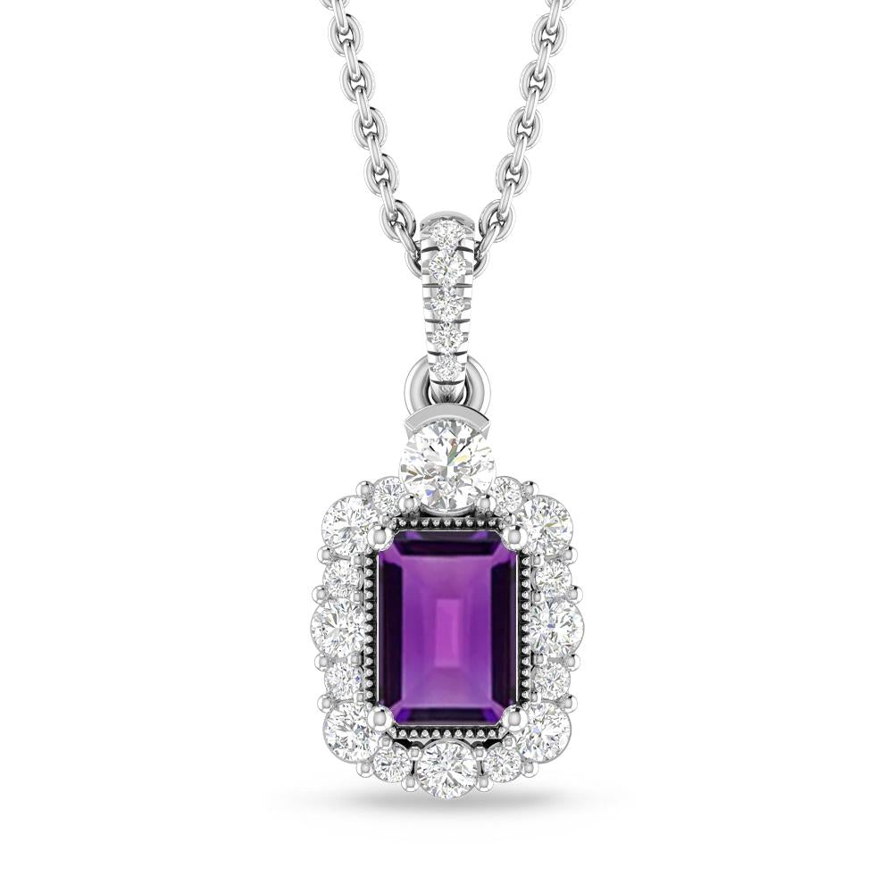 White Gold - Amethyst