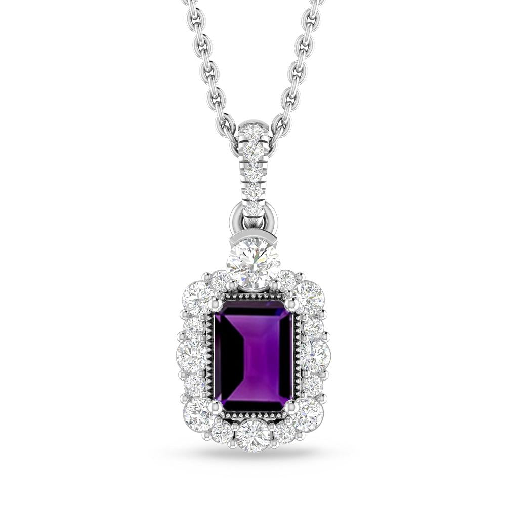 White Gold - Amethyst