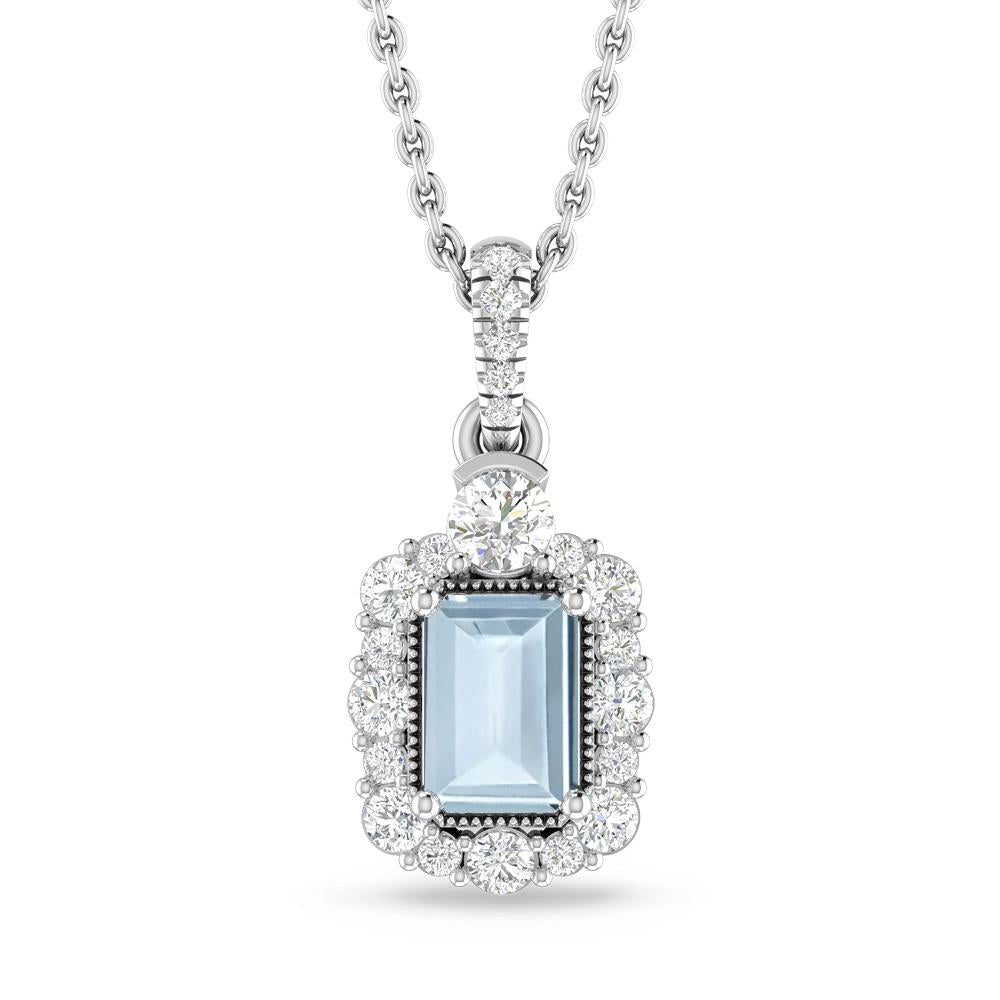 White Gold - Aquamarine