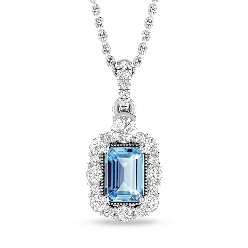 White Gold - Aquamarine