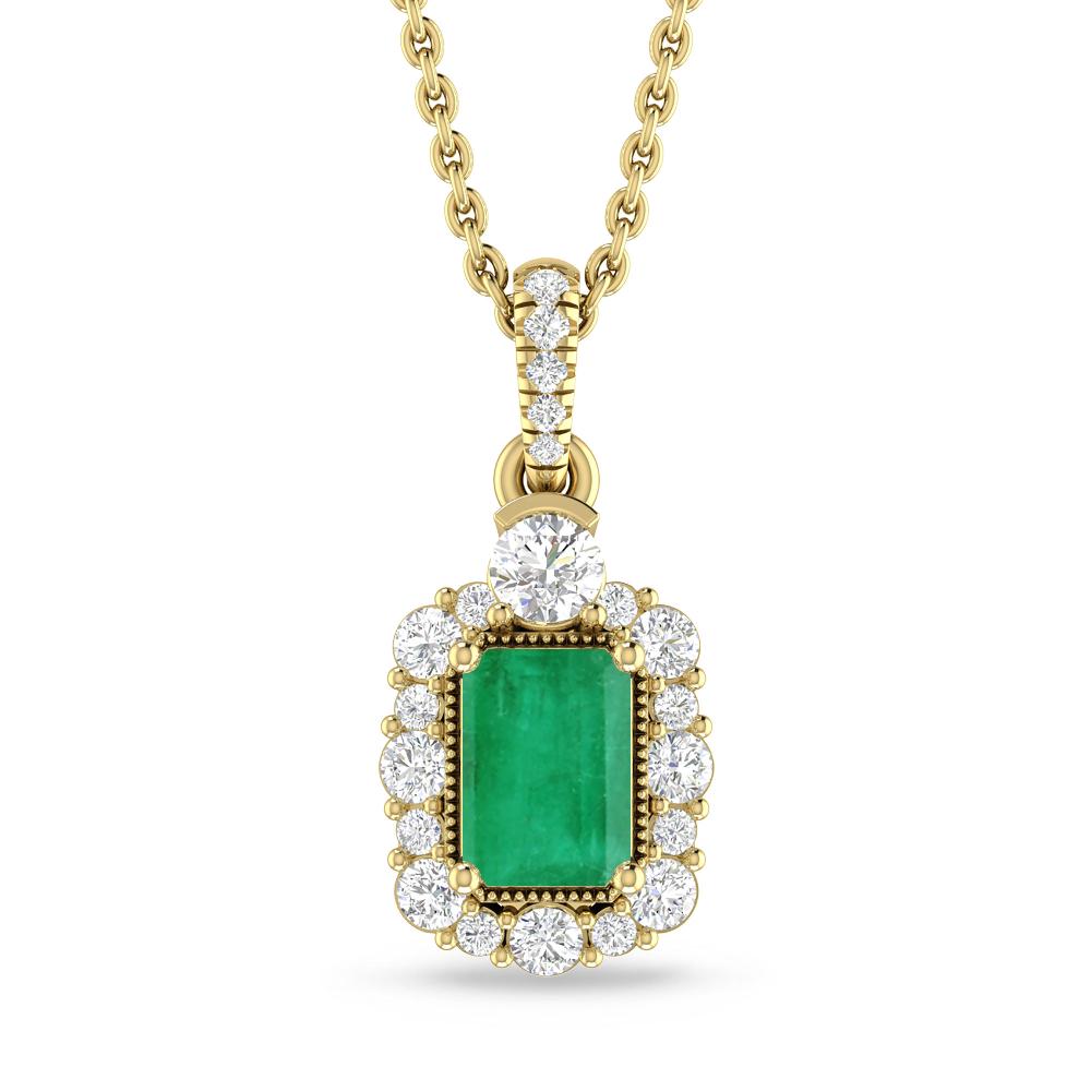 Yellow Gold - Emerald