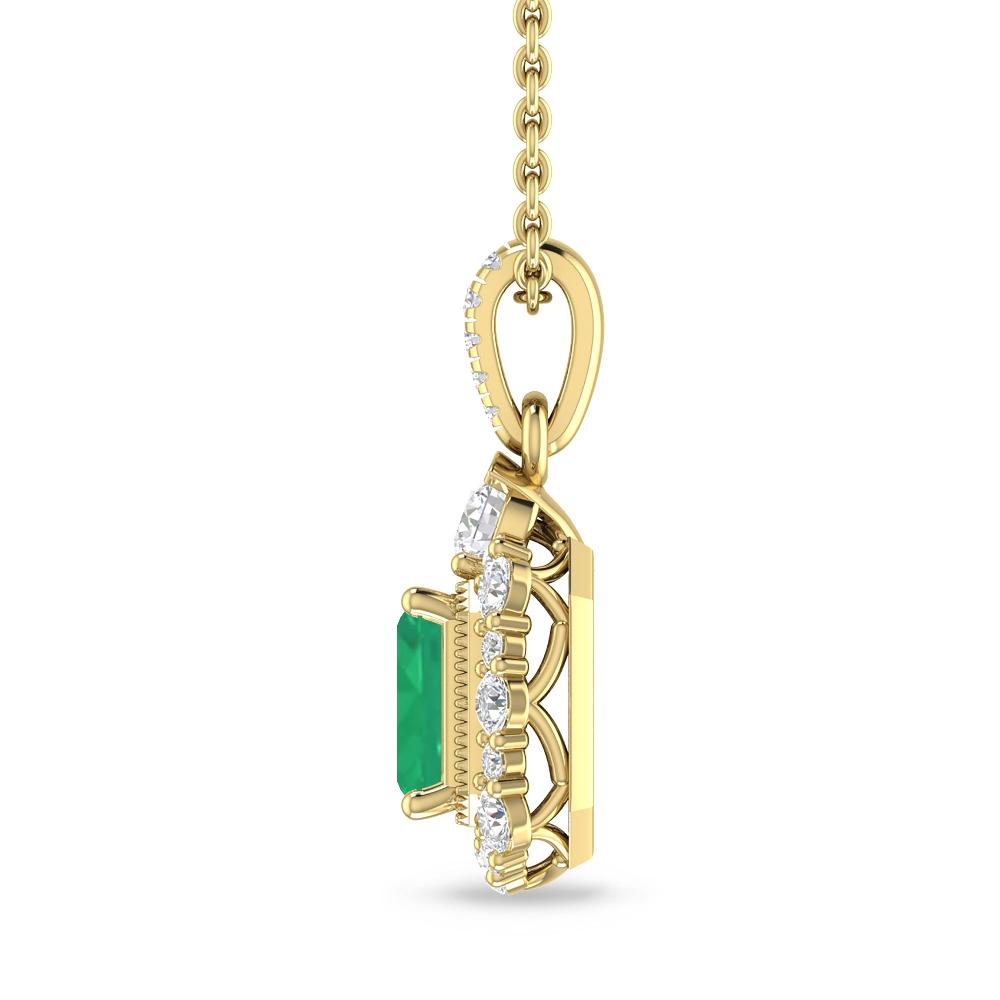 Yellow Gold - Emerald