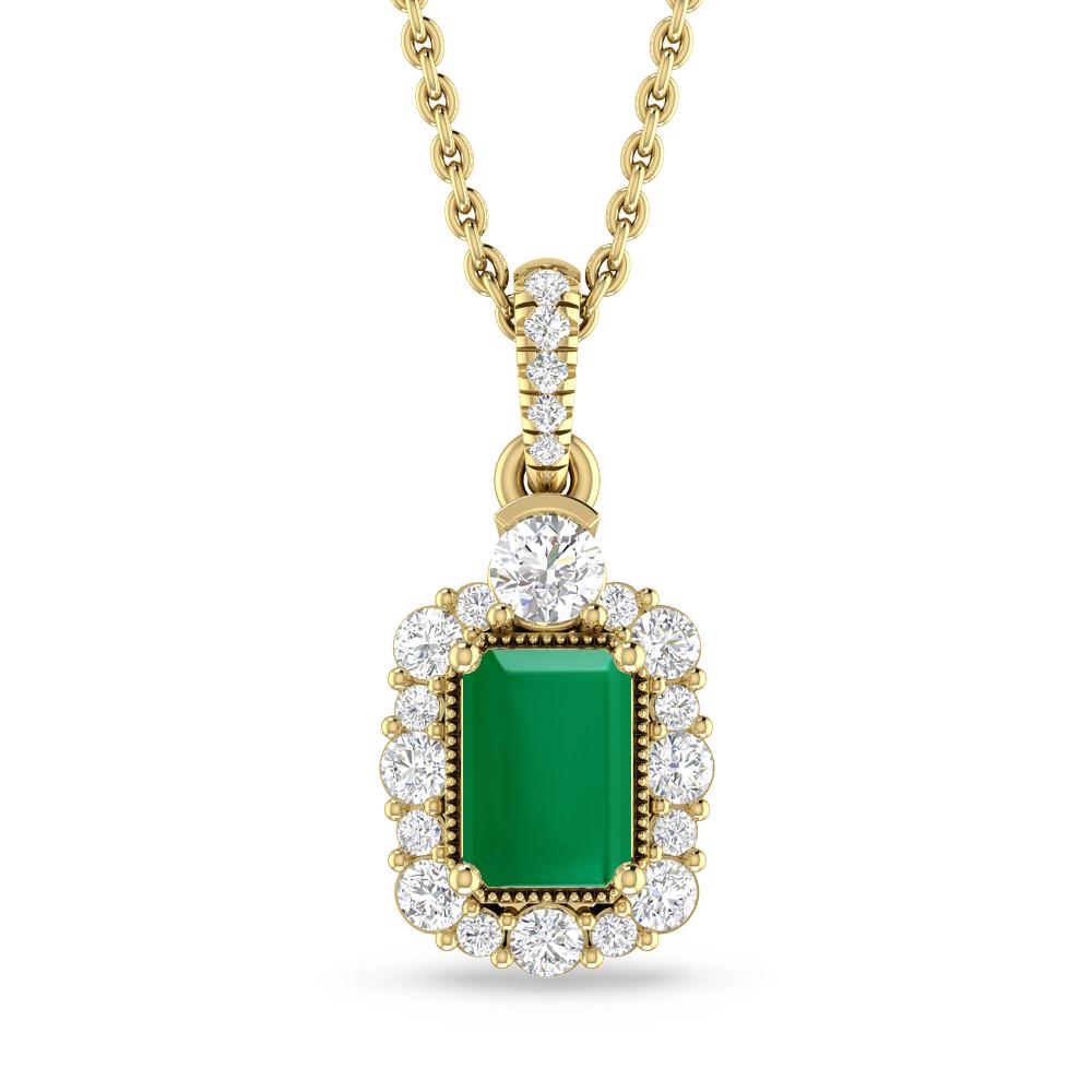 Yellow Gold - Emerald