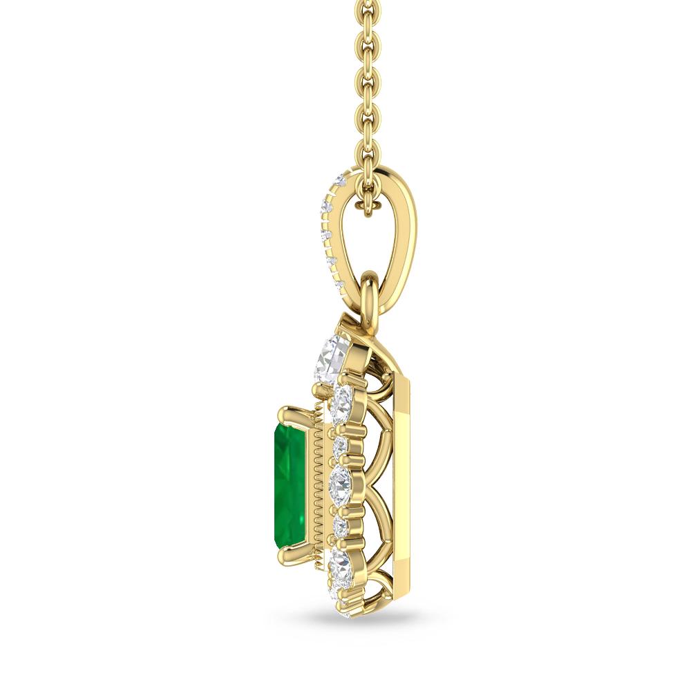 Yellow Gold - Emerald