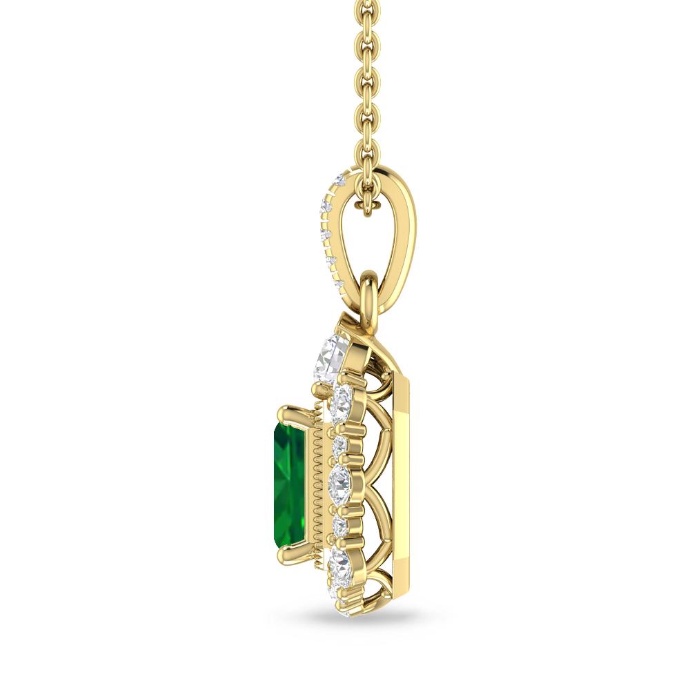 Yellow Gold - Emerald