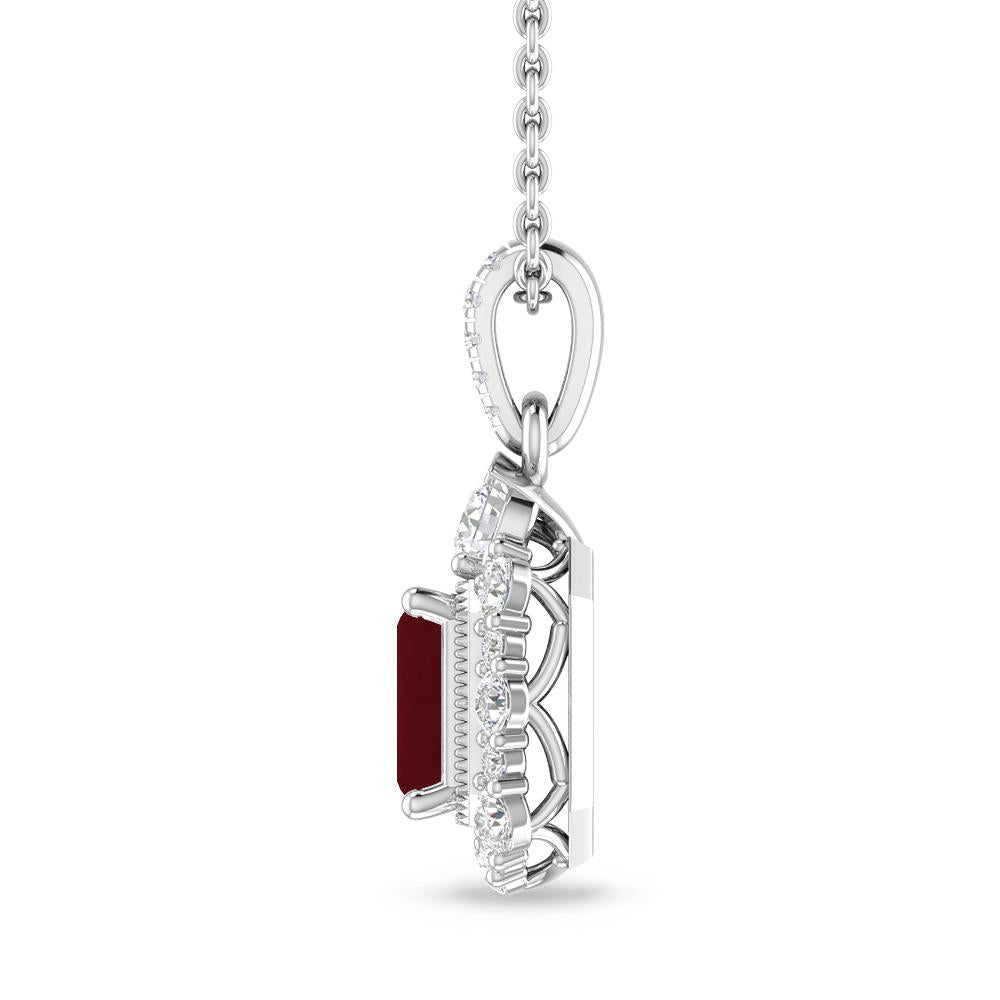 White Gold - Garnet