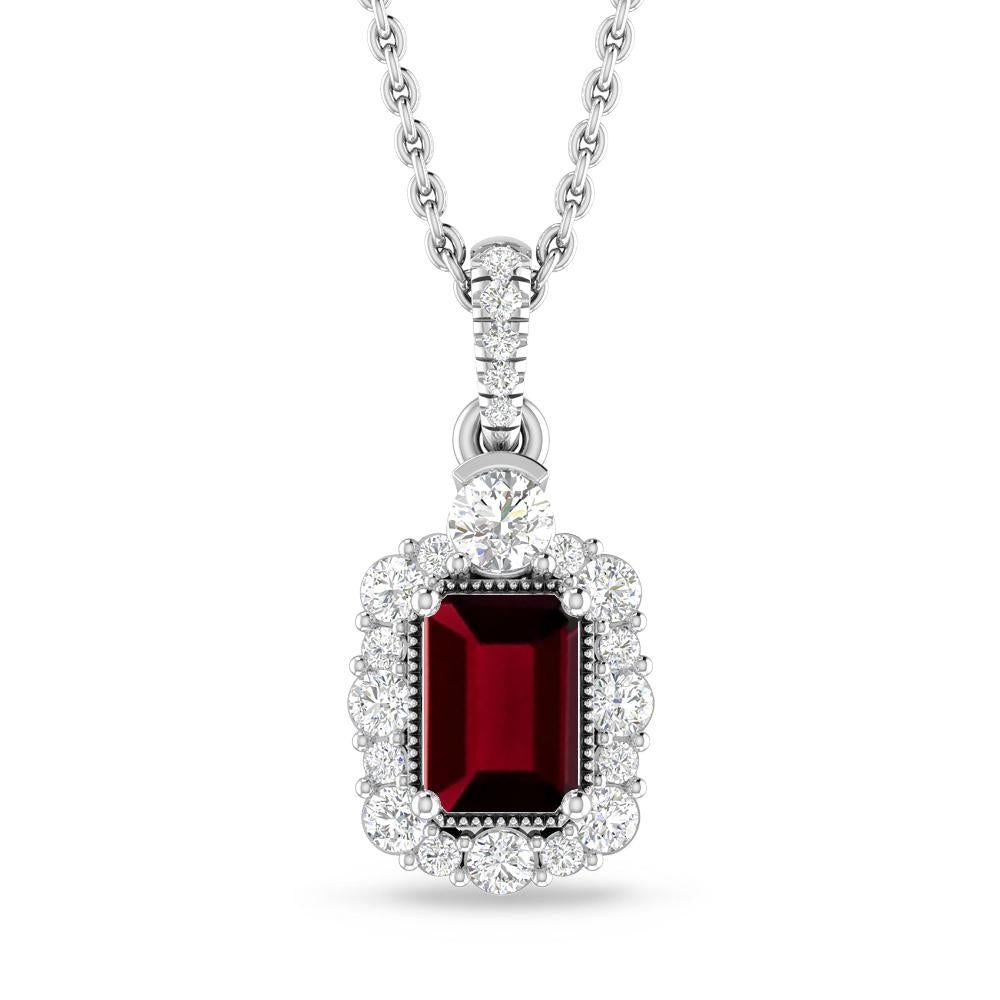 White Gold - Garnet