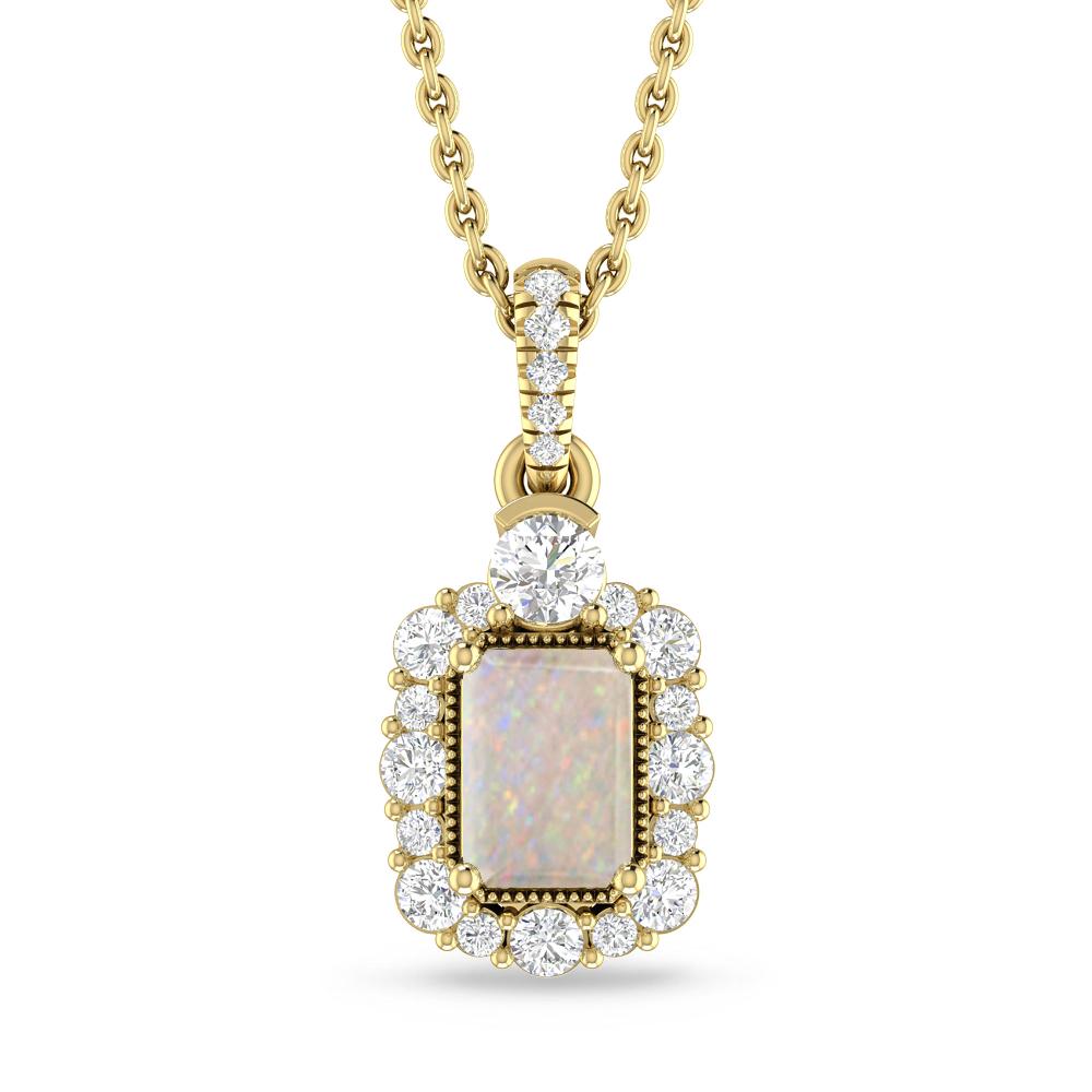 Yellow Gold - Opal