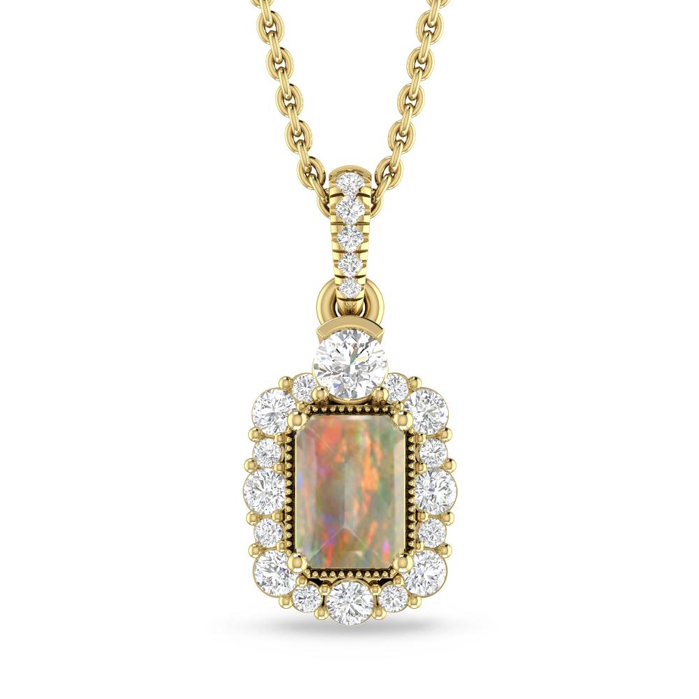 Yellow Gold - Opal