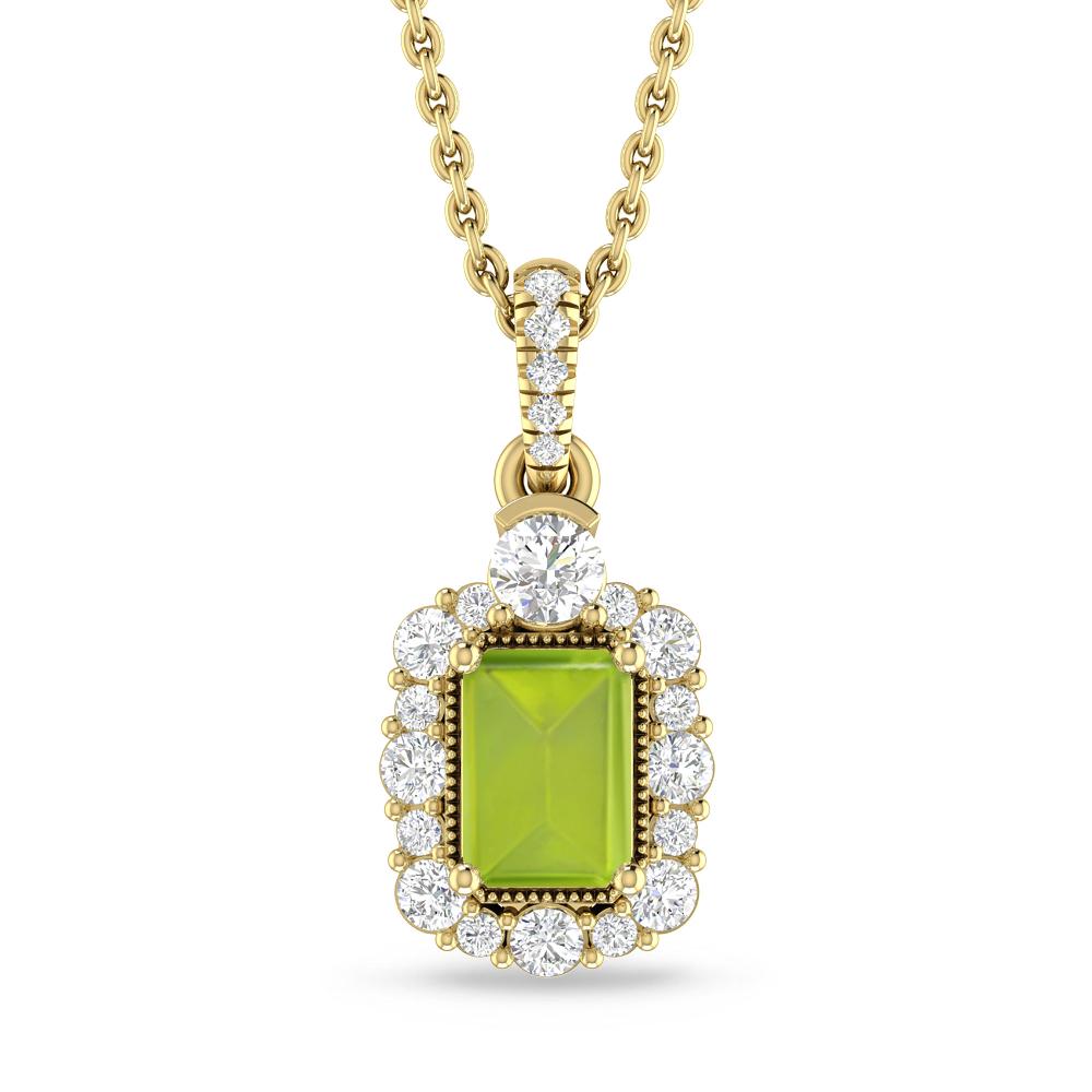 Yellow Gold - Peridot