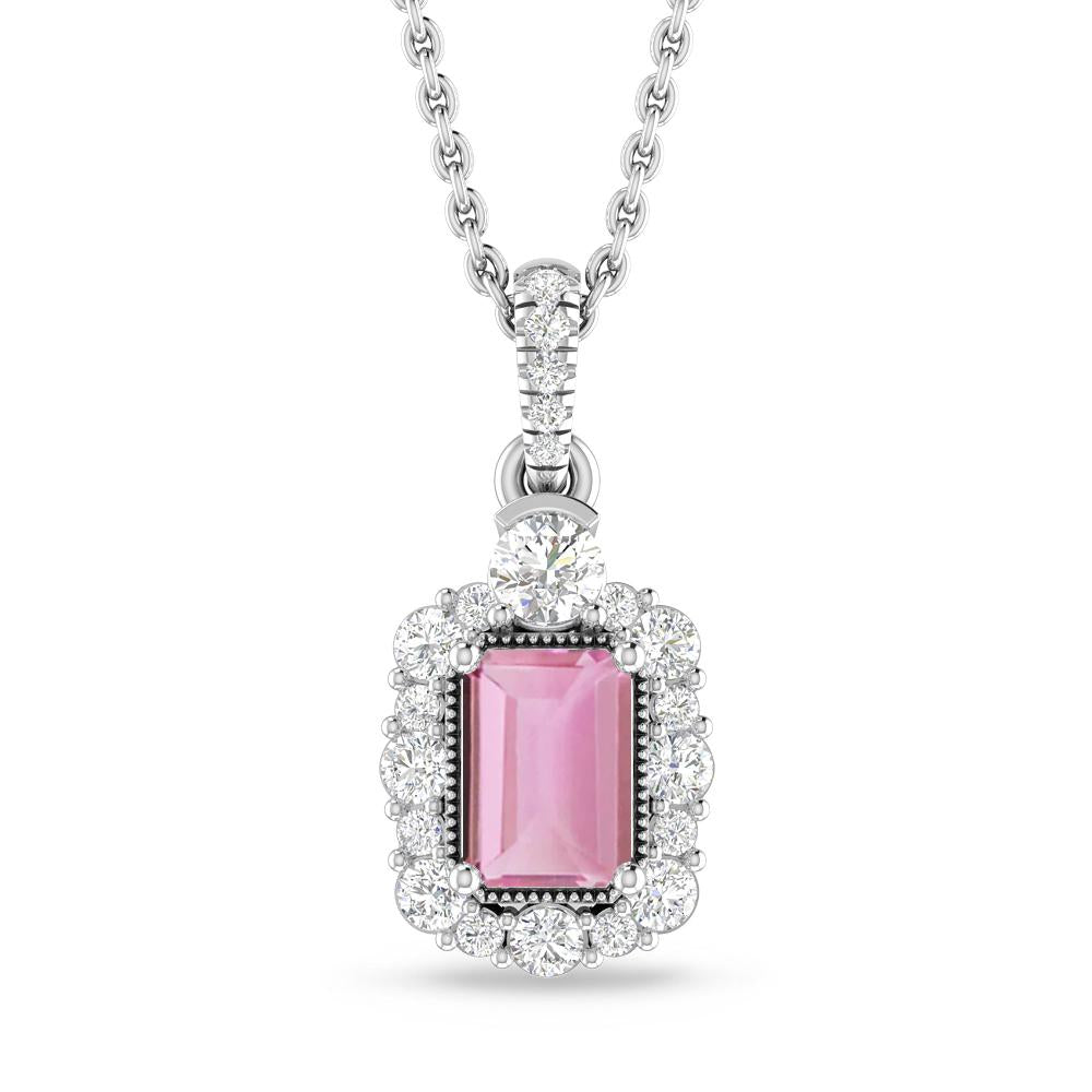 White Gold - Pink Tourmaline