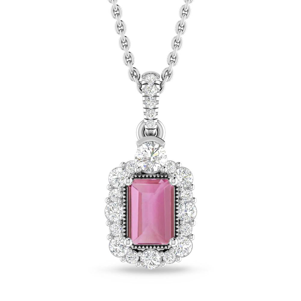 White Gold - Pink Tourmaline