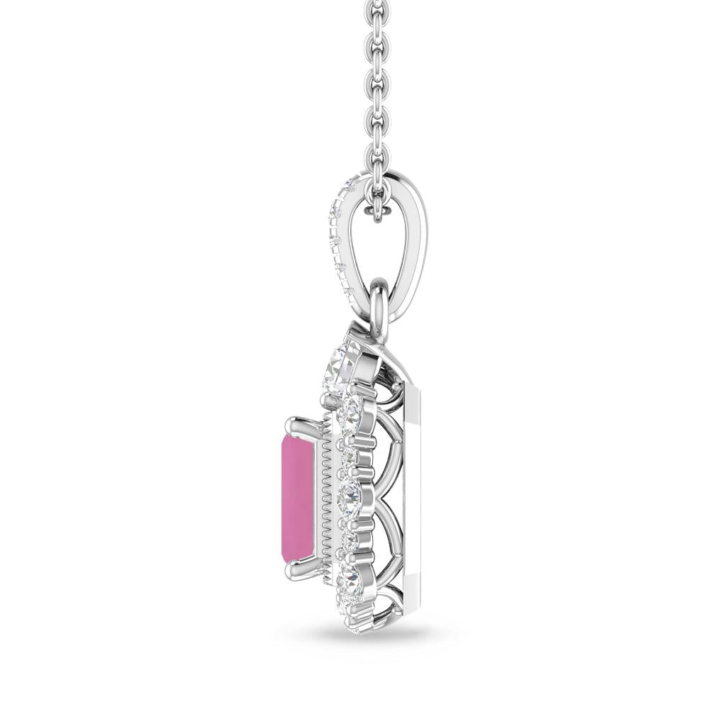 White Gold - Pink Tourmaline