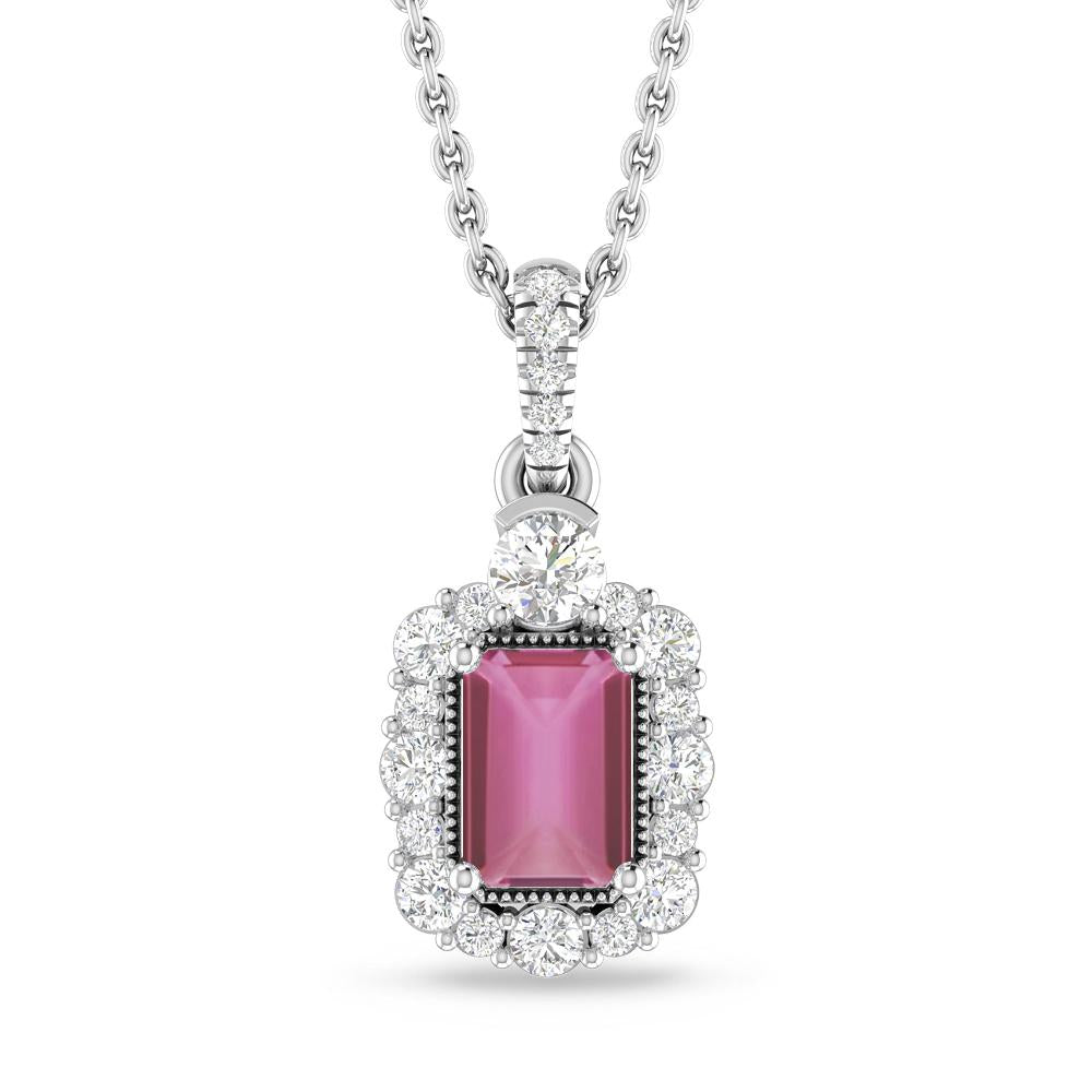 White Gold - Pink Tourmaline