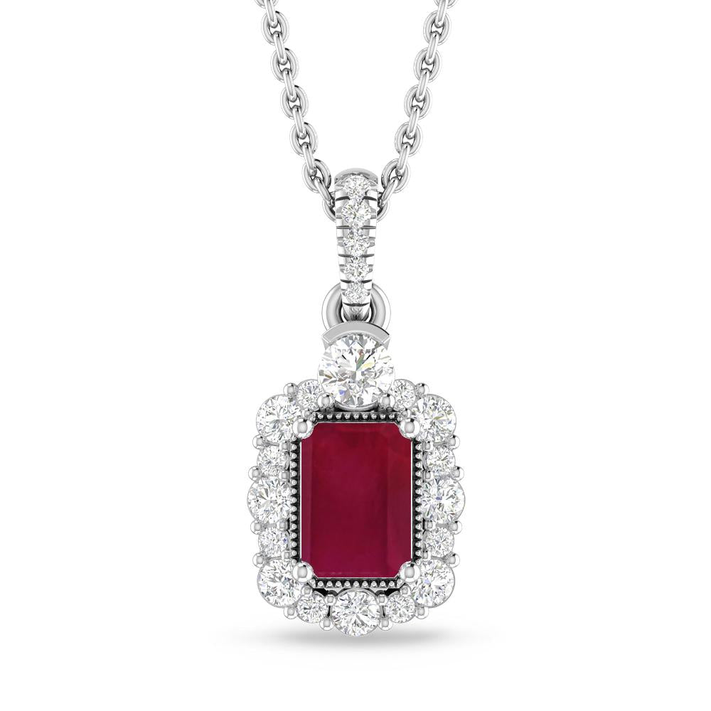 White Gold - Ruby