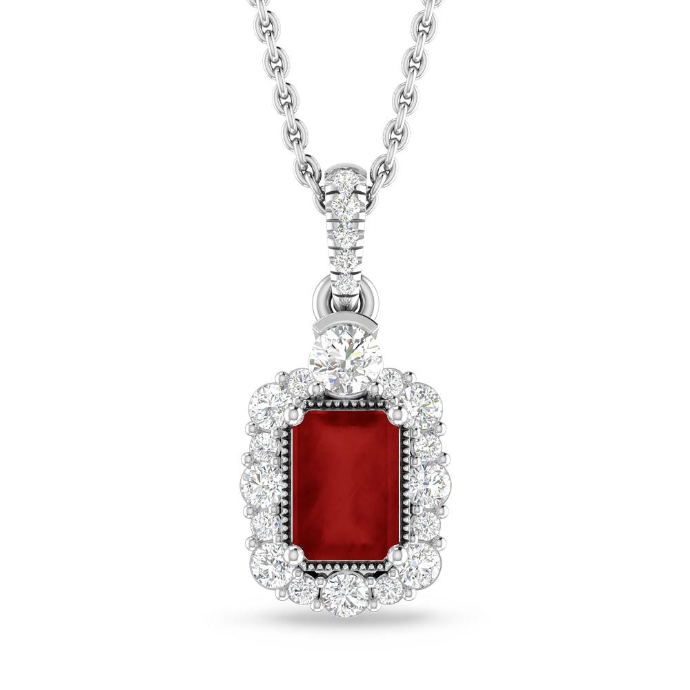 White Gold - Ruby