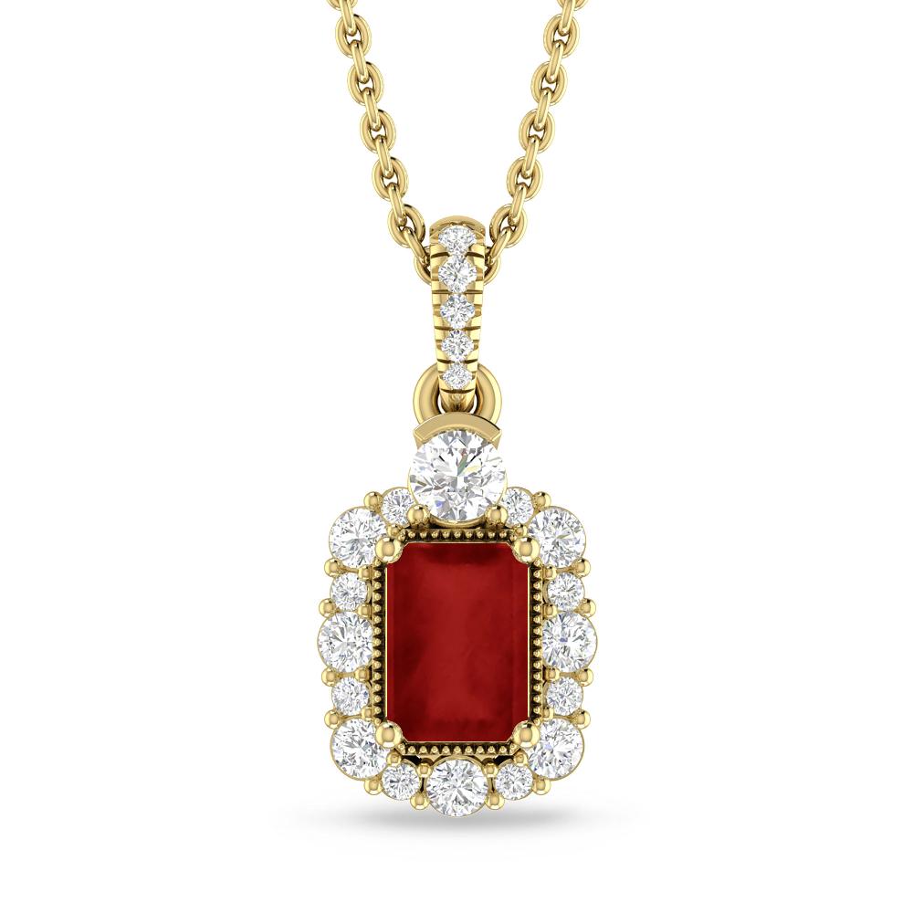 Yellow Gold - Ruby