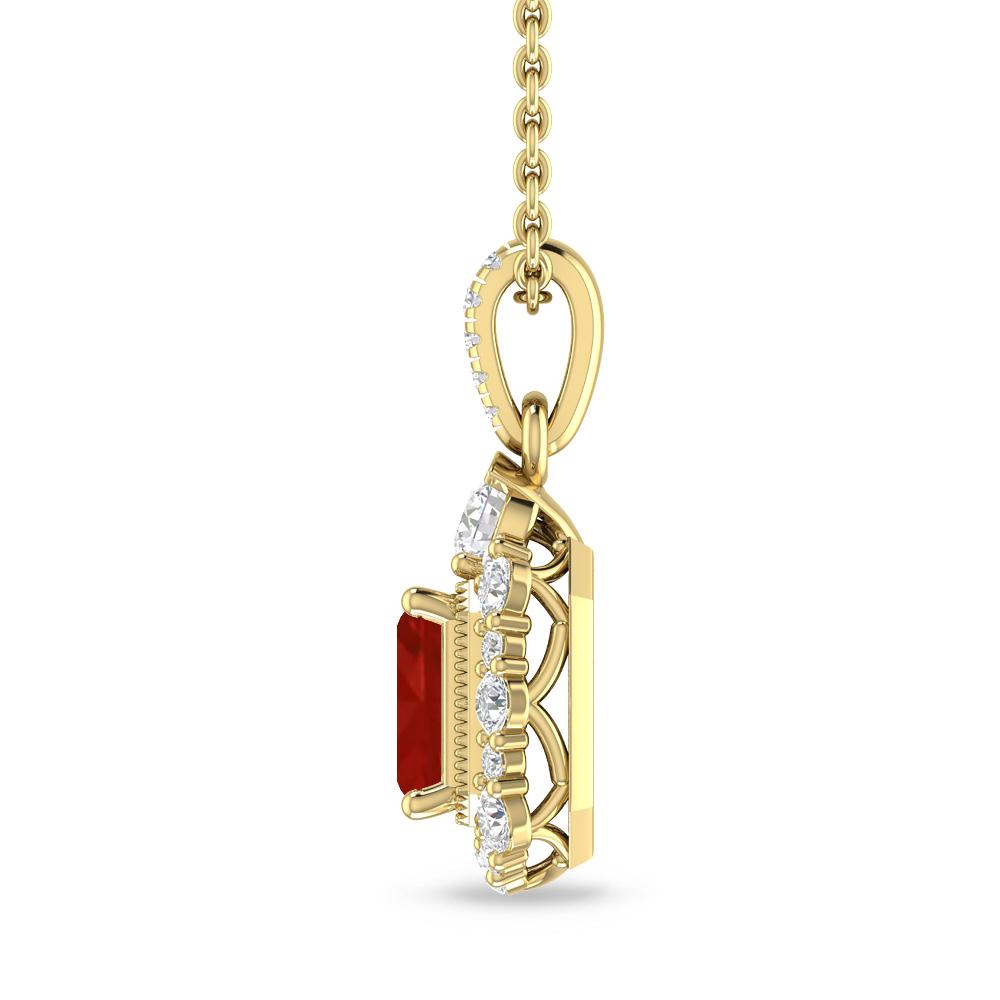 Yellow Gold - Ruby