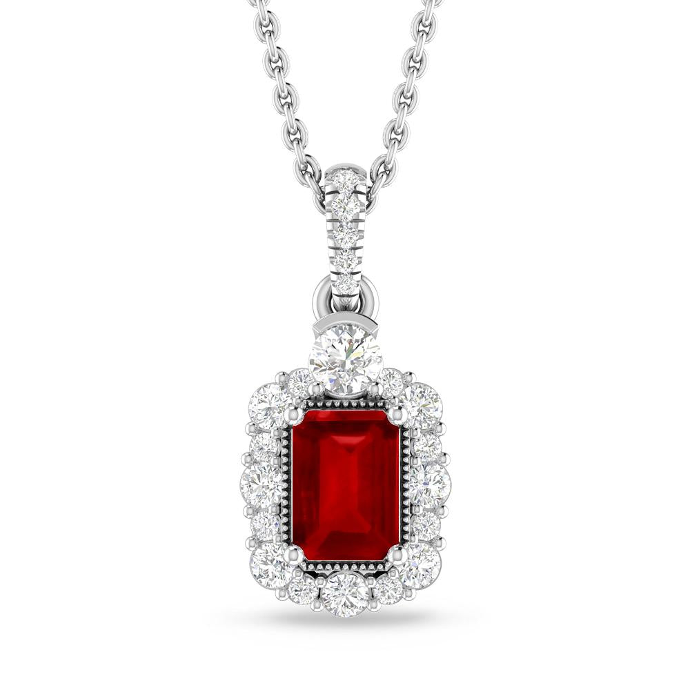 White Gold - Ruby