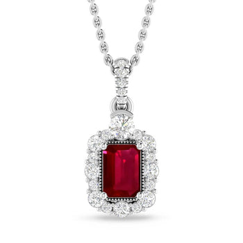 White Gold - Ruby