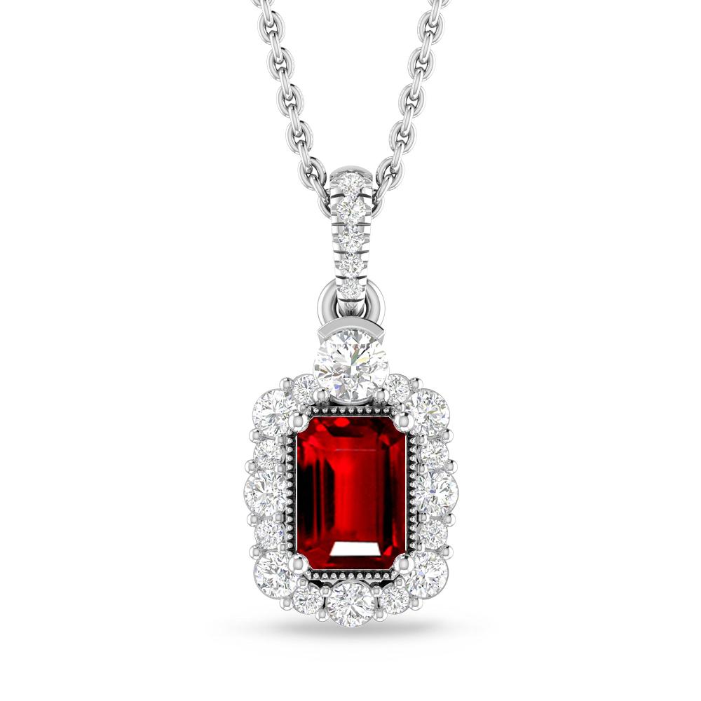 White Gold - Ruby