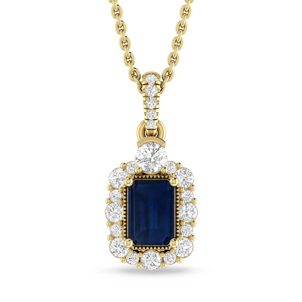 Yellow Gold - Sapphire