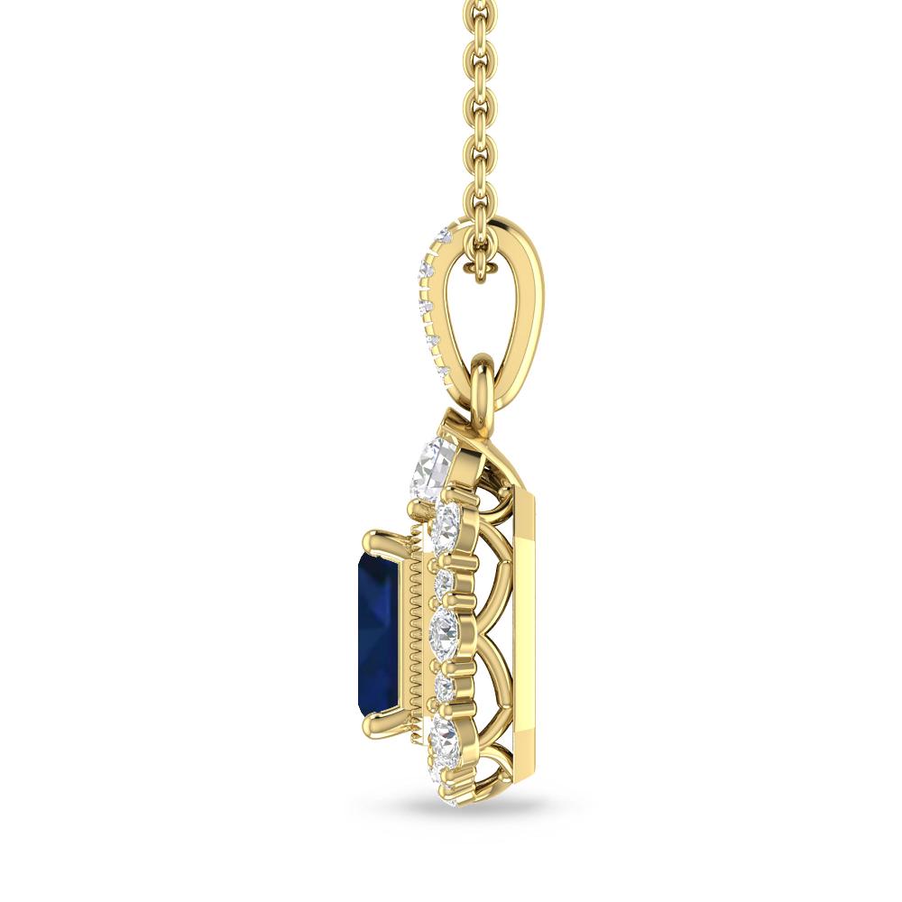 Yellow Gold - Sapphire