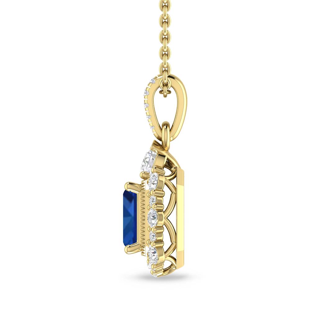 Yellow Gold - Sapphire