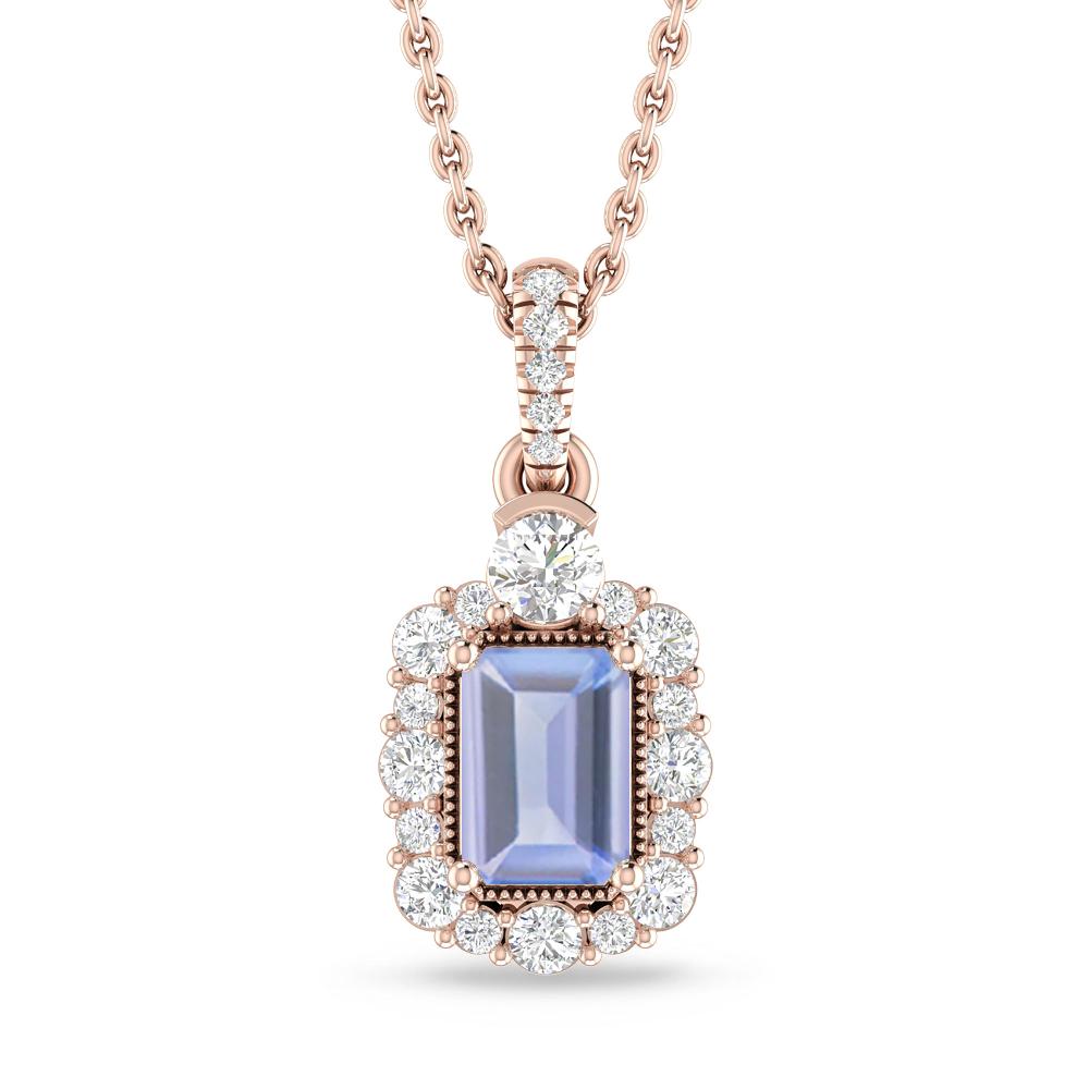 Rose Gold - Tanzanite