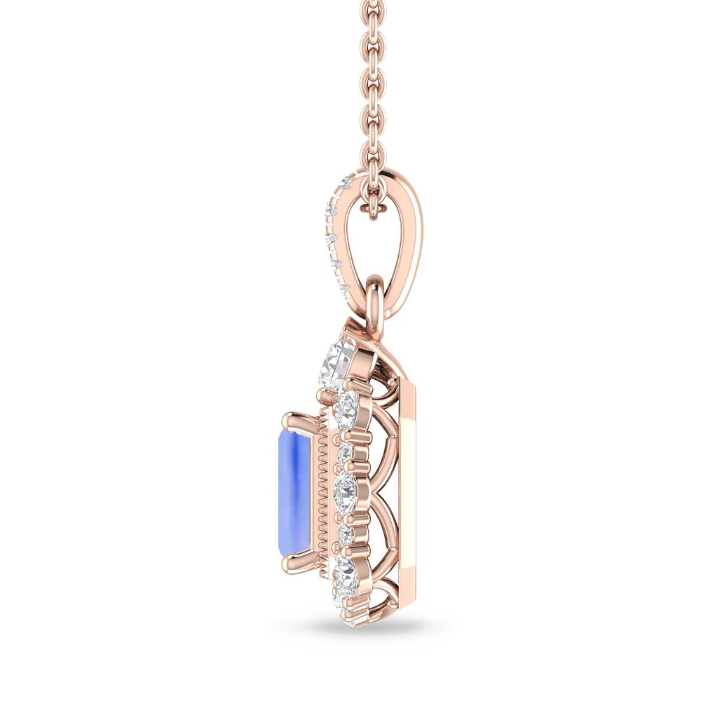 Rose Gold - Tanzanite