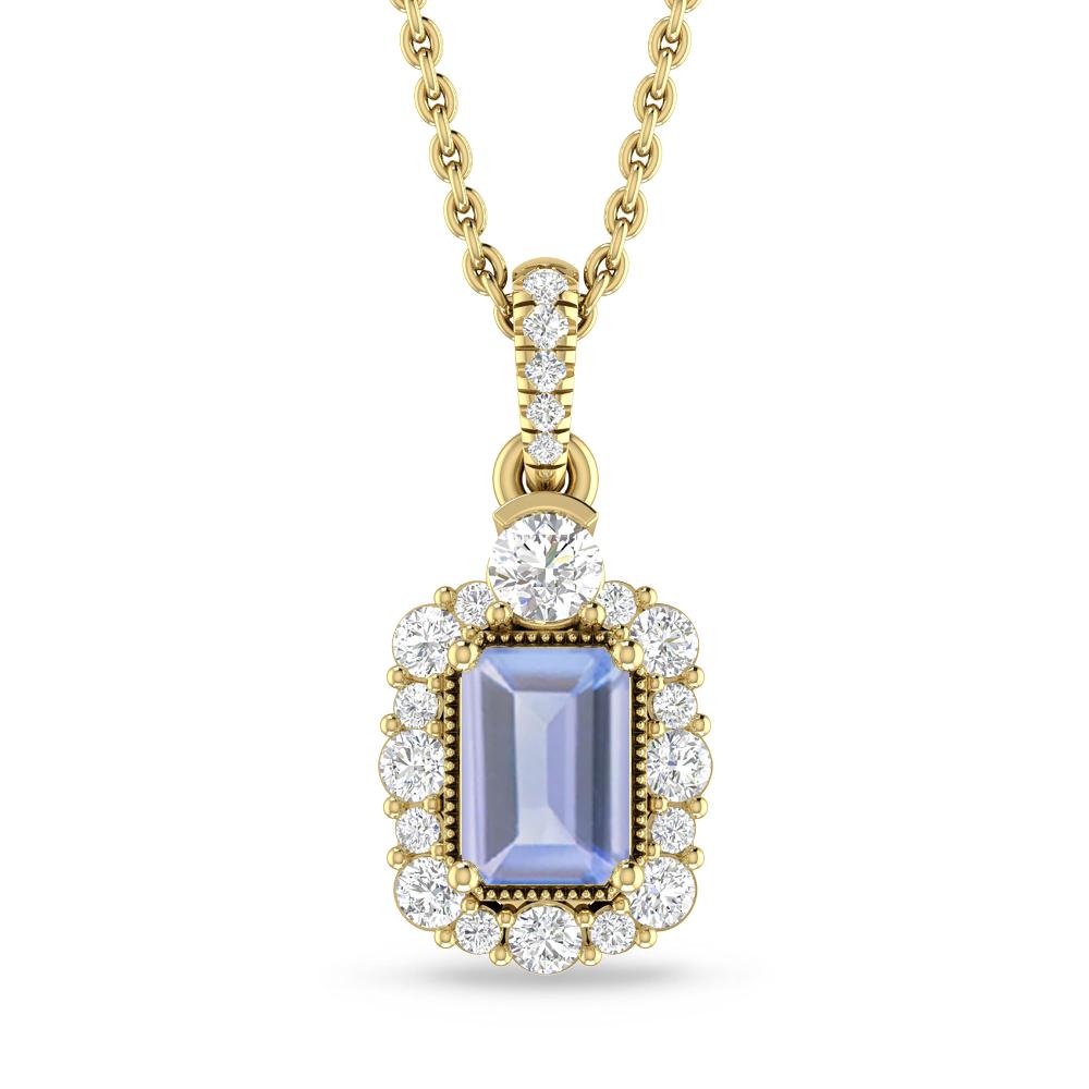 Yellow Gold - Tanzanite