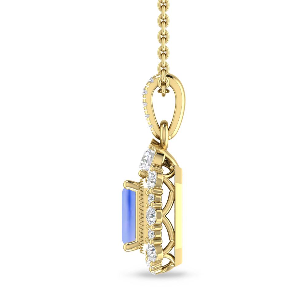 Yellow Gold - Tanzanite