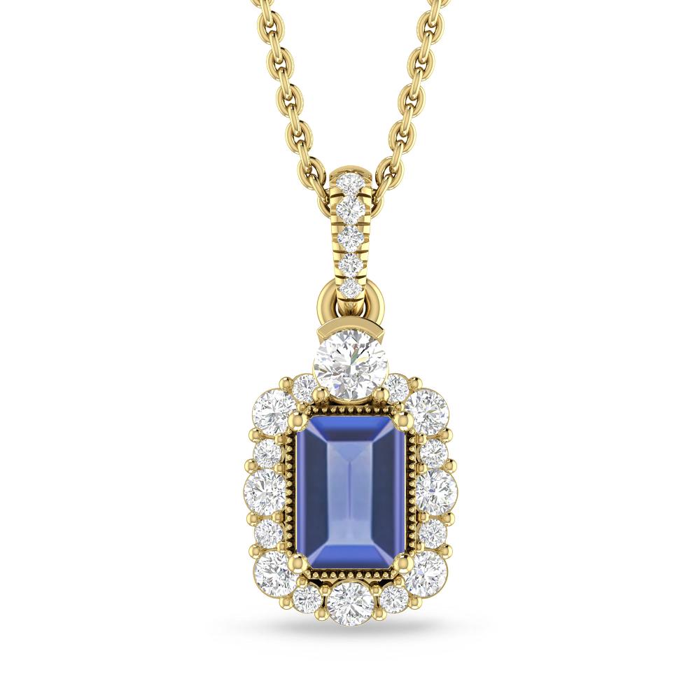 Yellow Gold - Tanzanite