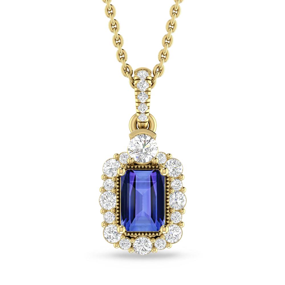 Yellow Gold - Tanzanite