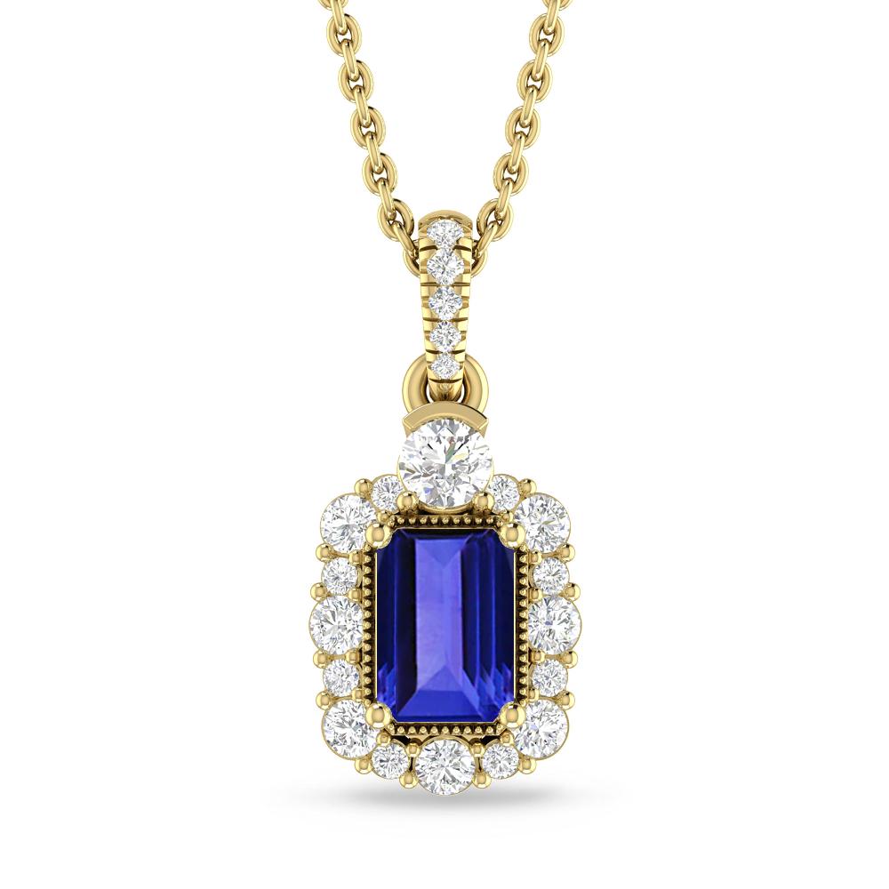 Yellow Gold - Tanzanite