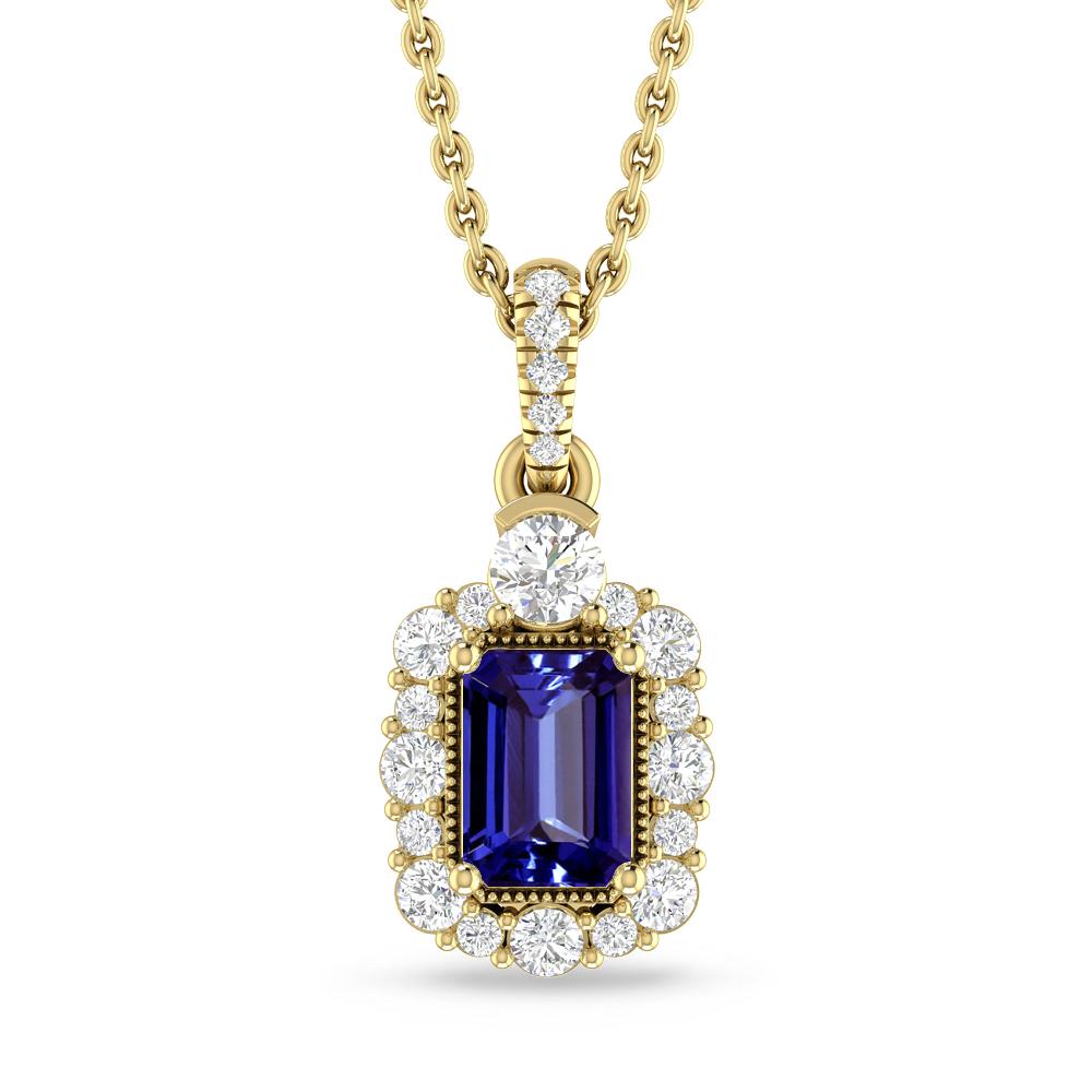 Yellow Gold - Tanzanite