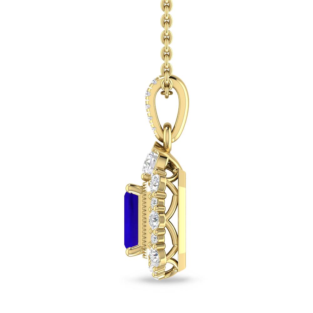 Yellow Gold - Tanzanite