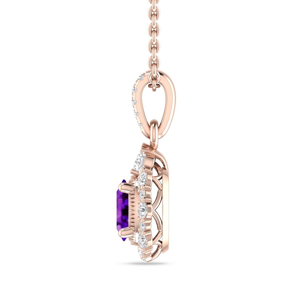 Rose Gold - Amethyst