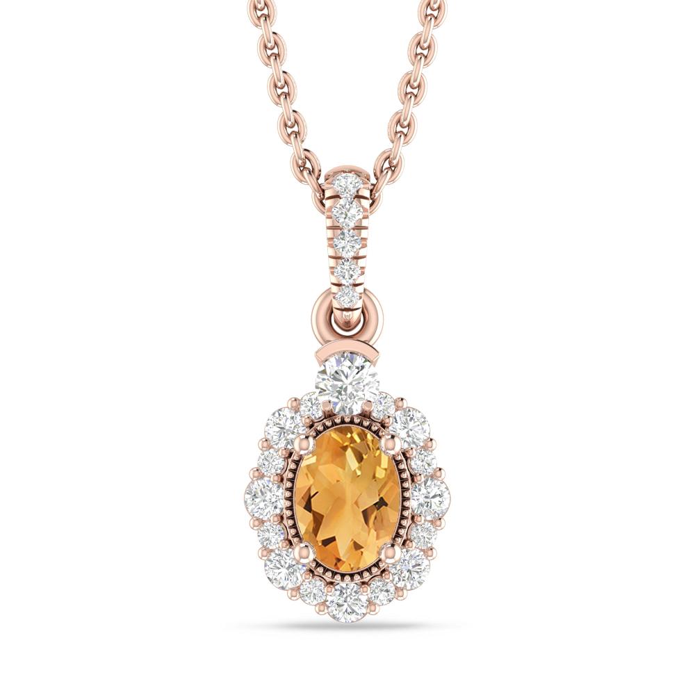 Rose Gold - Citrine