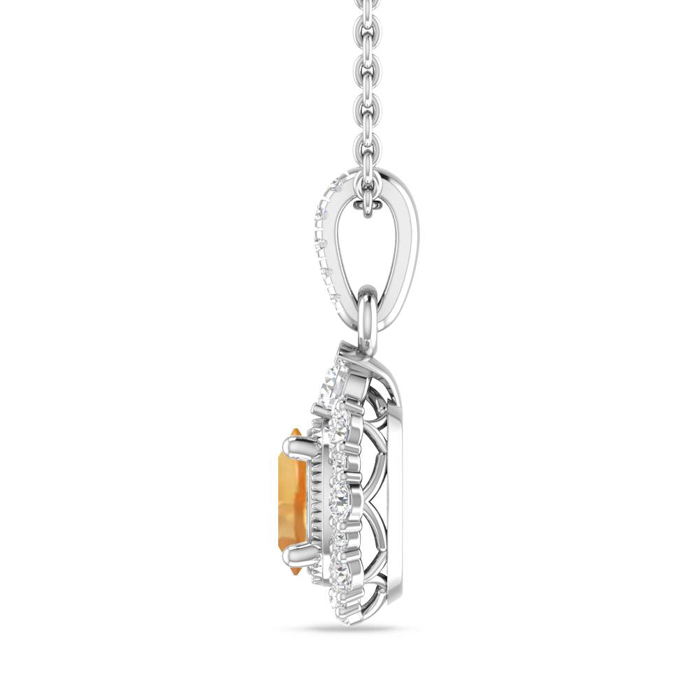 White Gold - Citrine