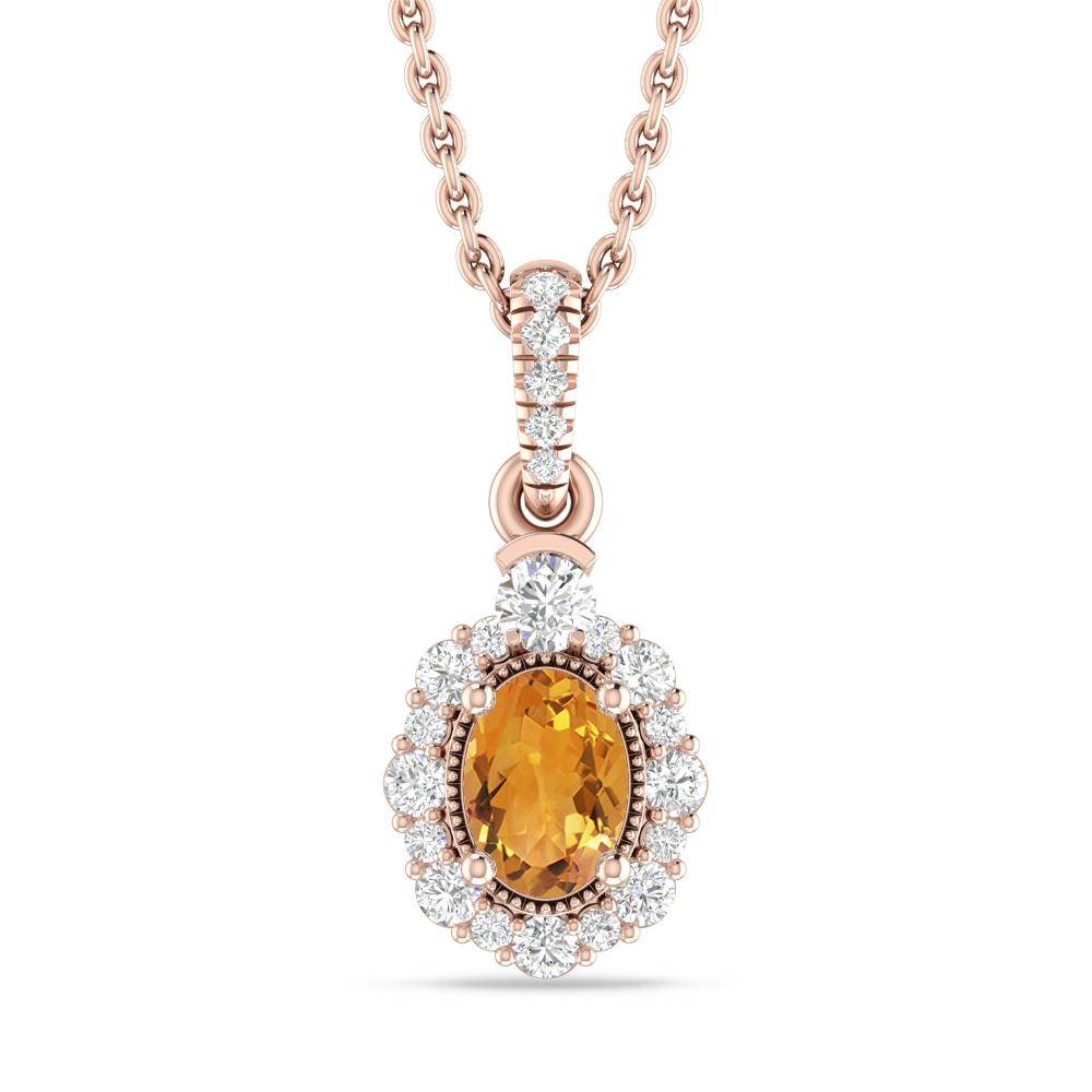 Rose Gold - Citrine