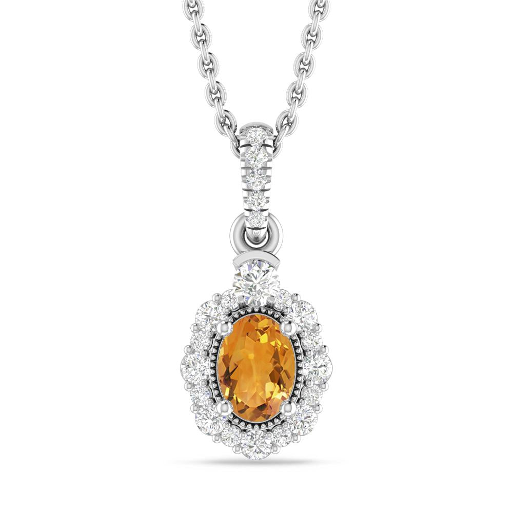 White Gold - Citrine