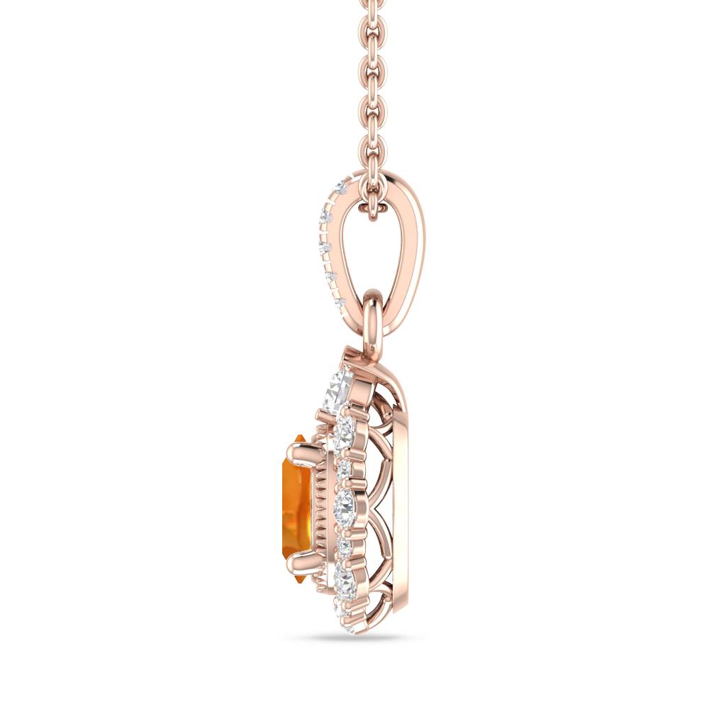 Rose Gold - Citrine