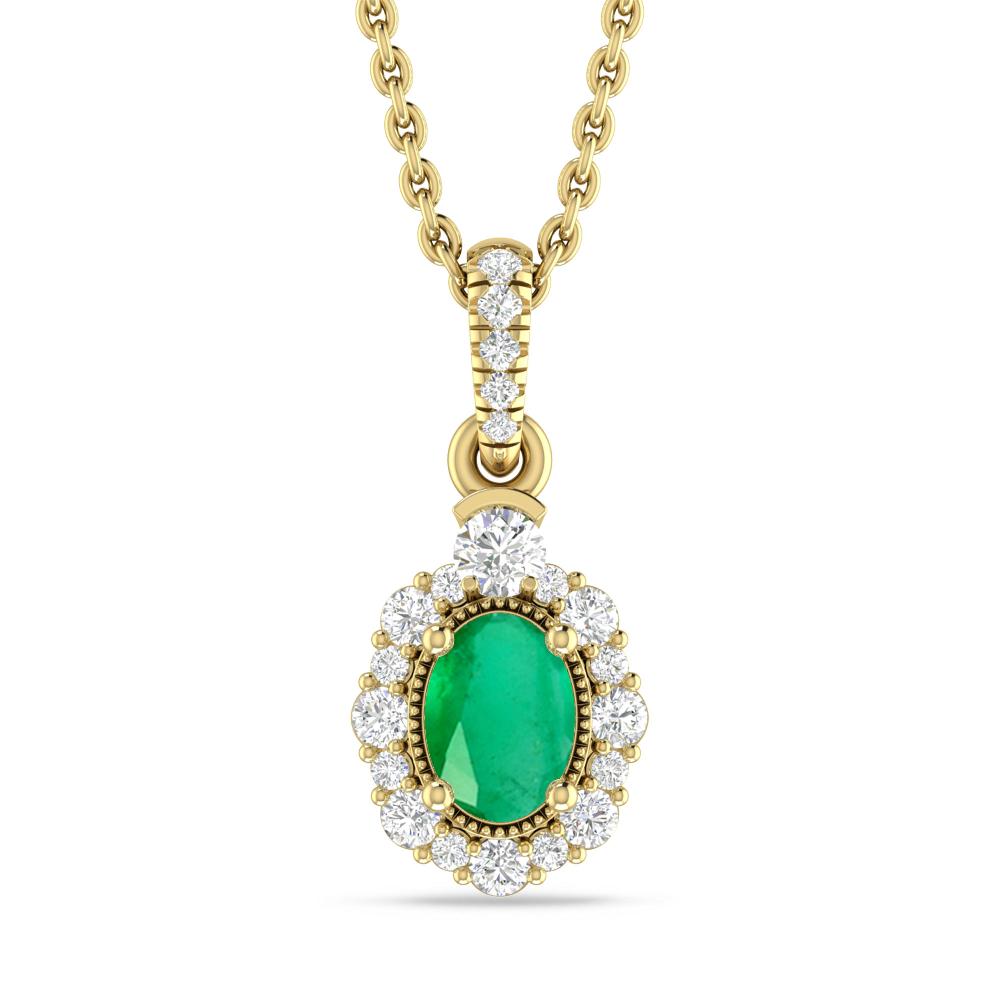 Yellow Gold - Emerald