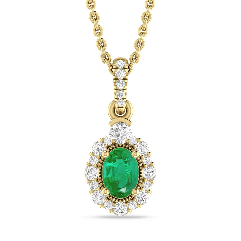 Yellow Gold - Emerald