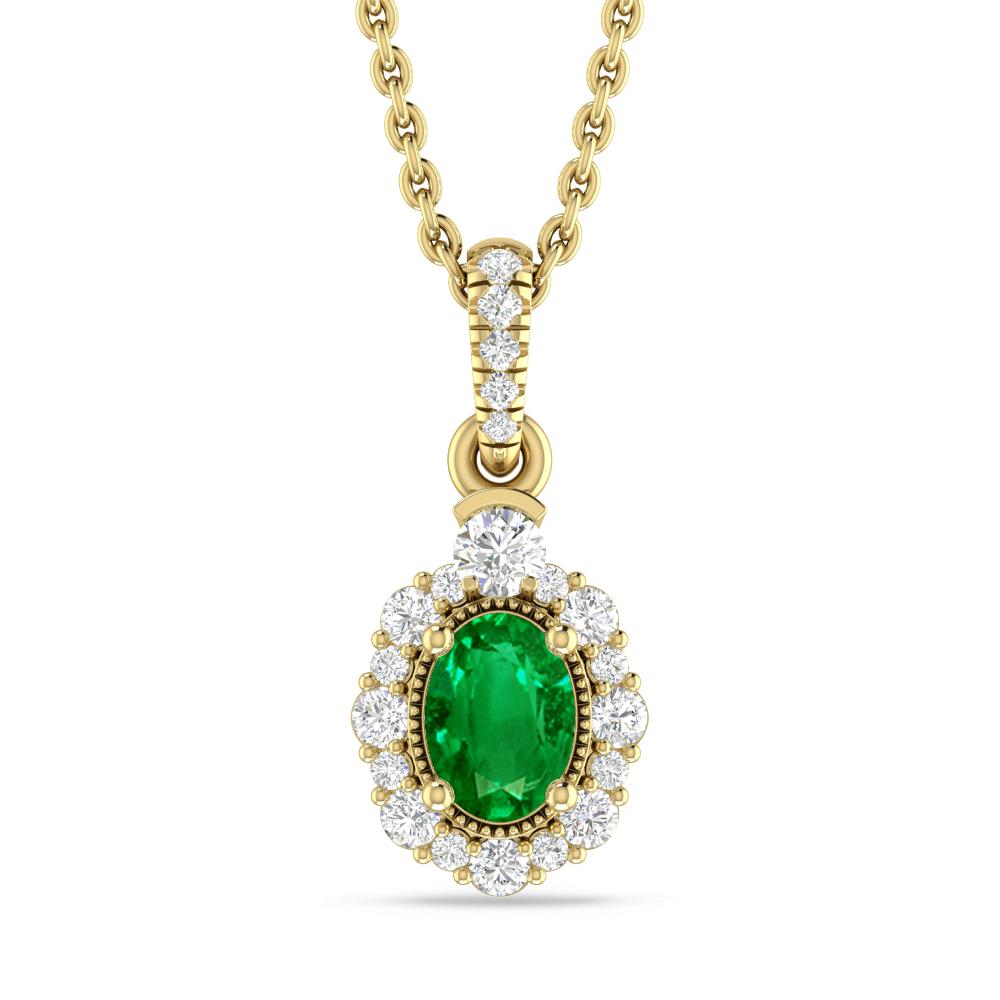 Yellow Gold - Emerald