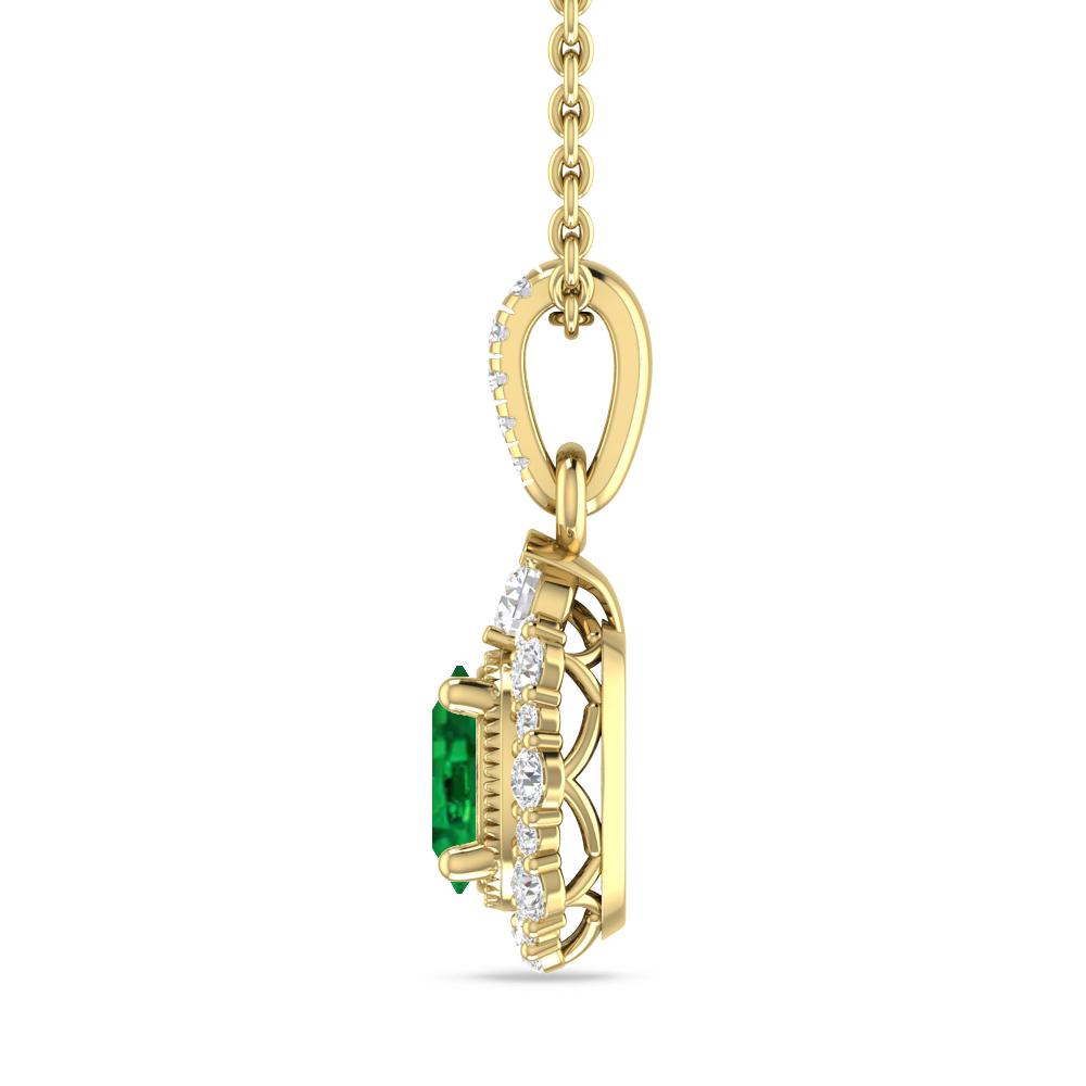 Yellow Gold - Emerald